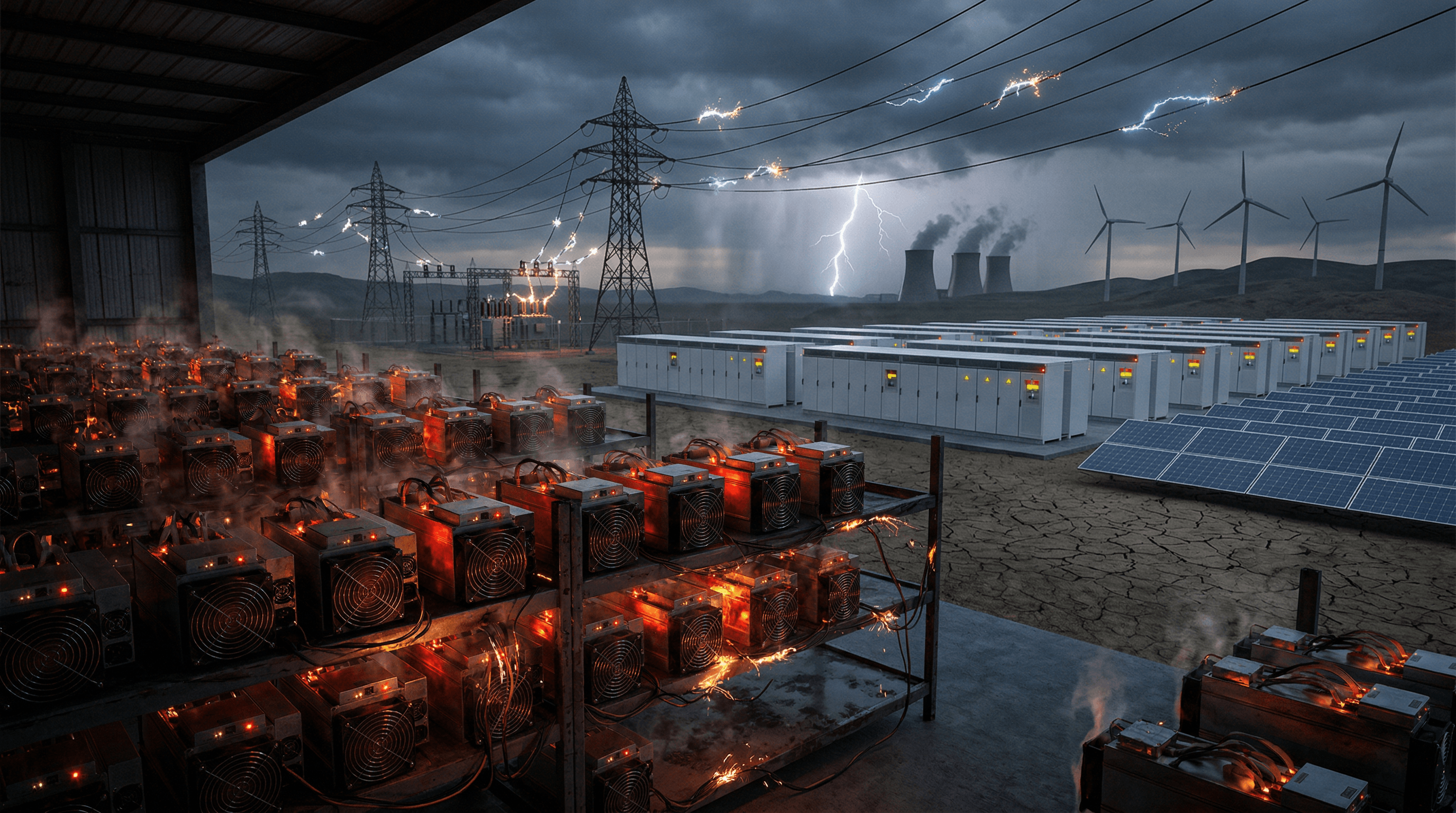 Bitcoin Mining Strains Grid Storage Stability, Economist Warns