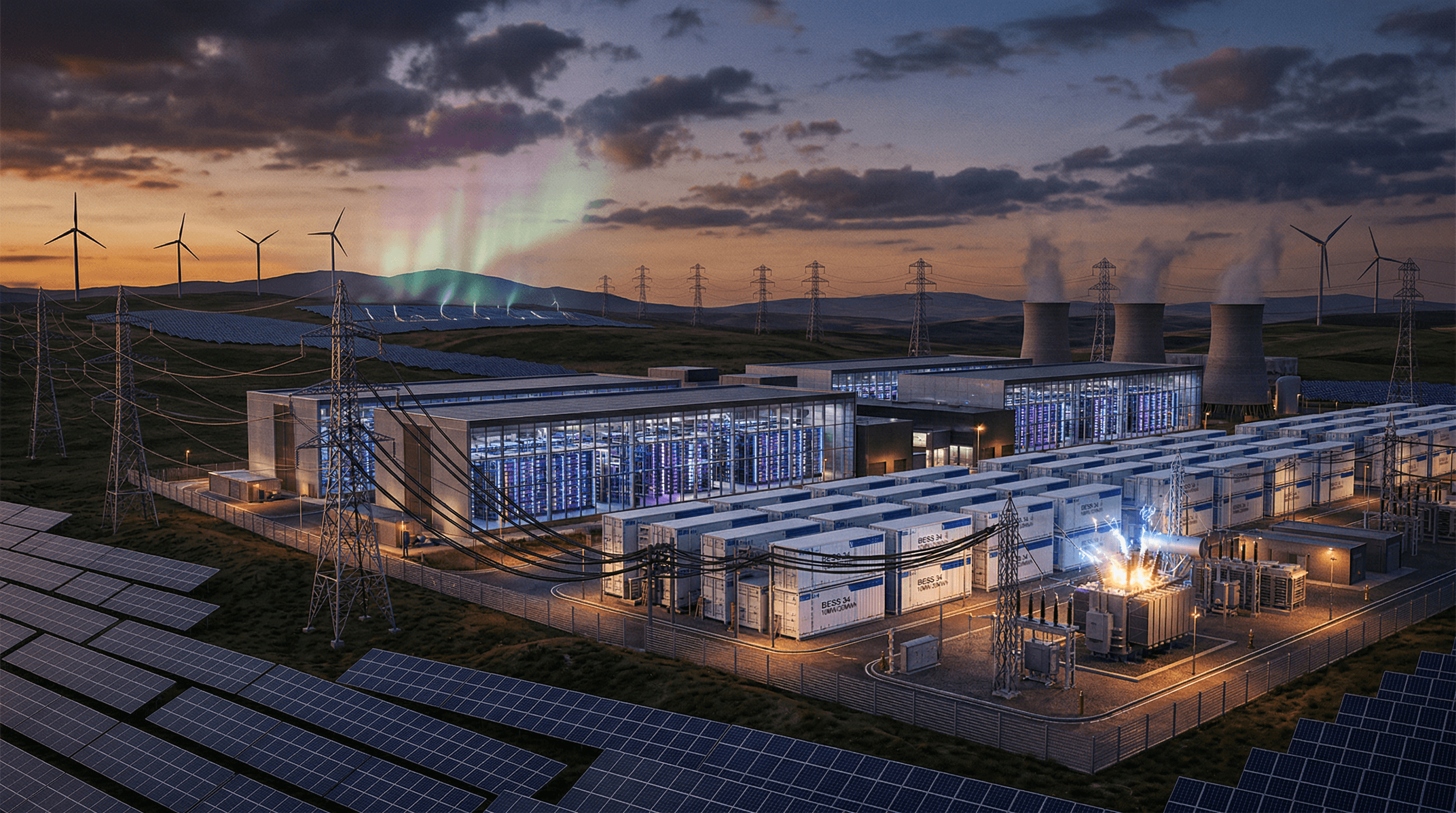 AI Boom Grid Storage Faces 8% Power Strain by 2030