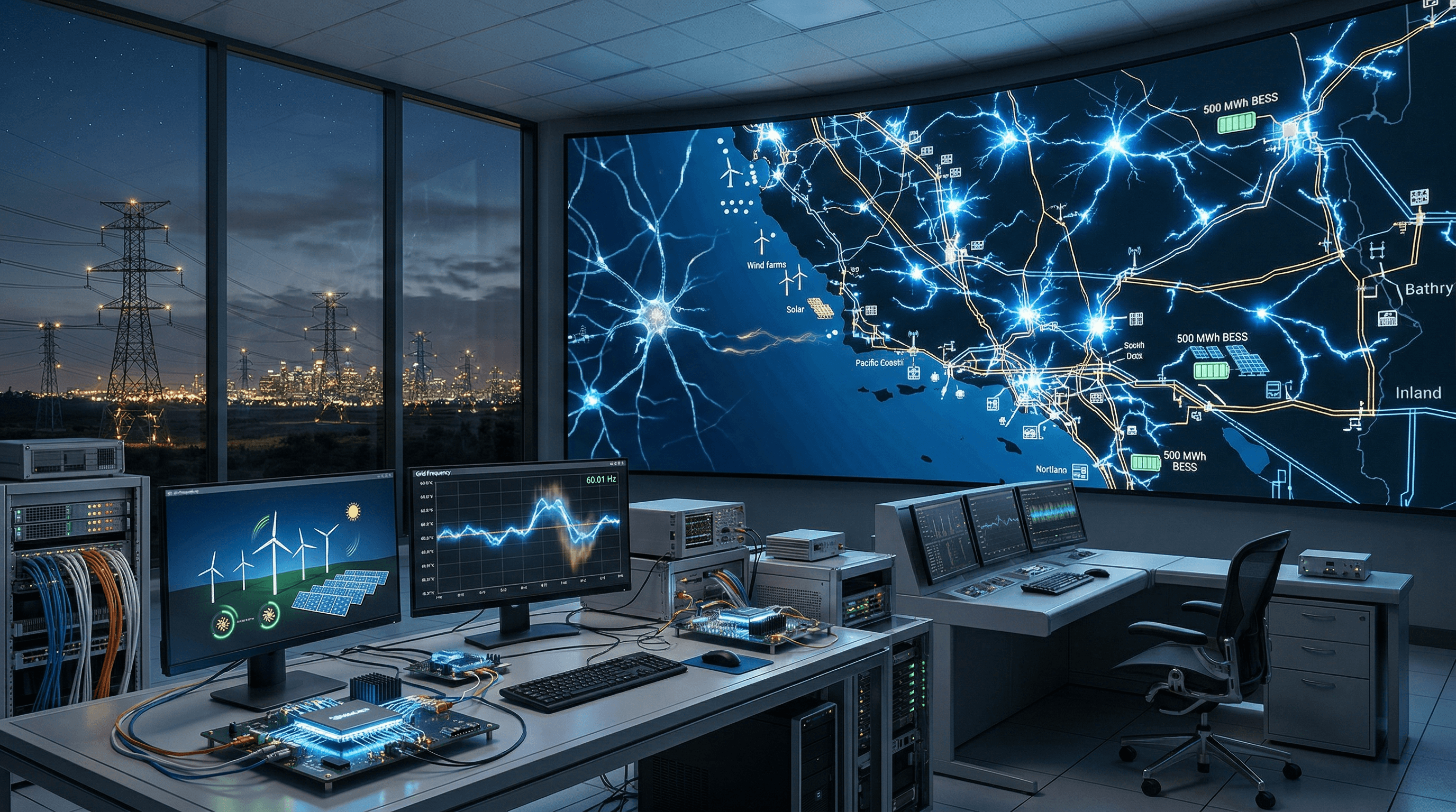 Neuromorphic AI Controllers Boost Grid Stability, Storage Optimization