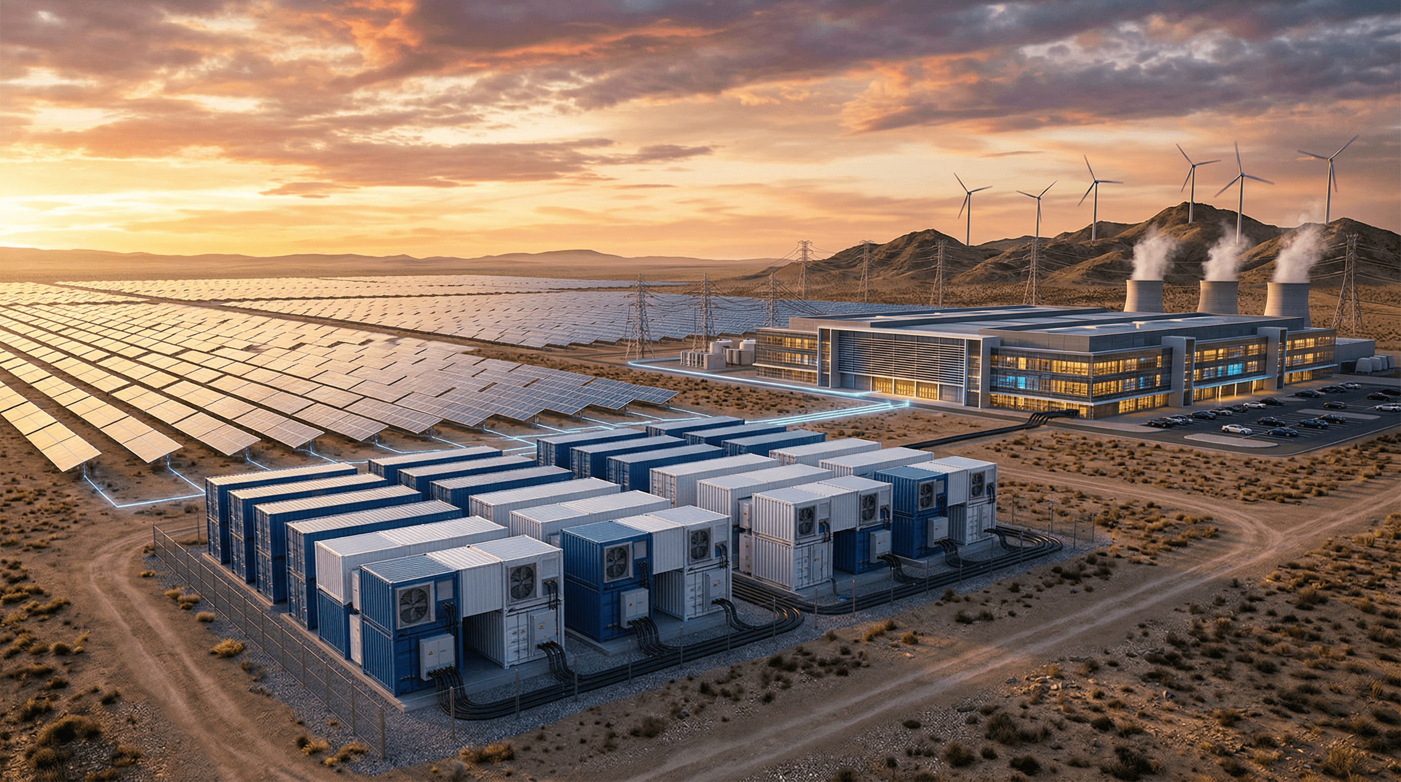 Grid-Scale Batteries Boom on Amazon $75B AI Capex