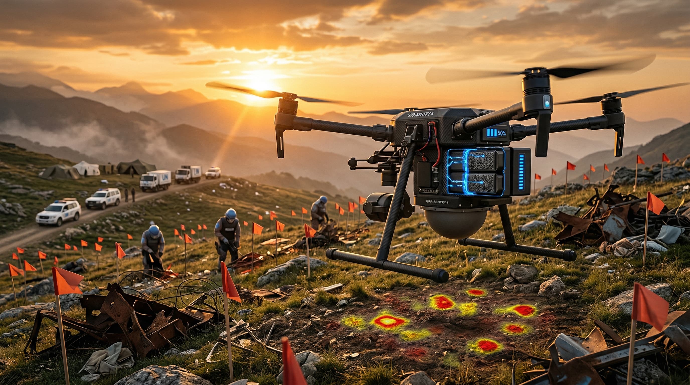 Advanced Batteries Drones Triple Endurance to 120 Minutes