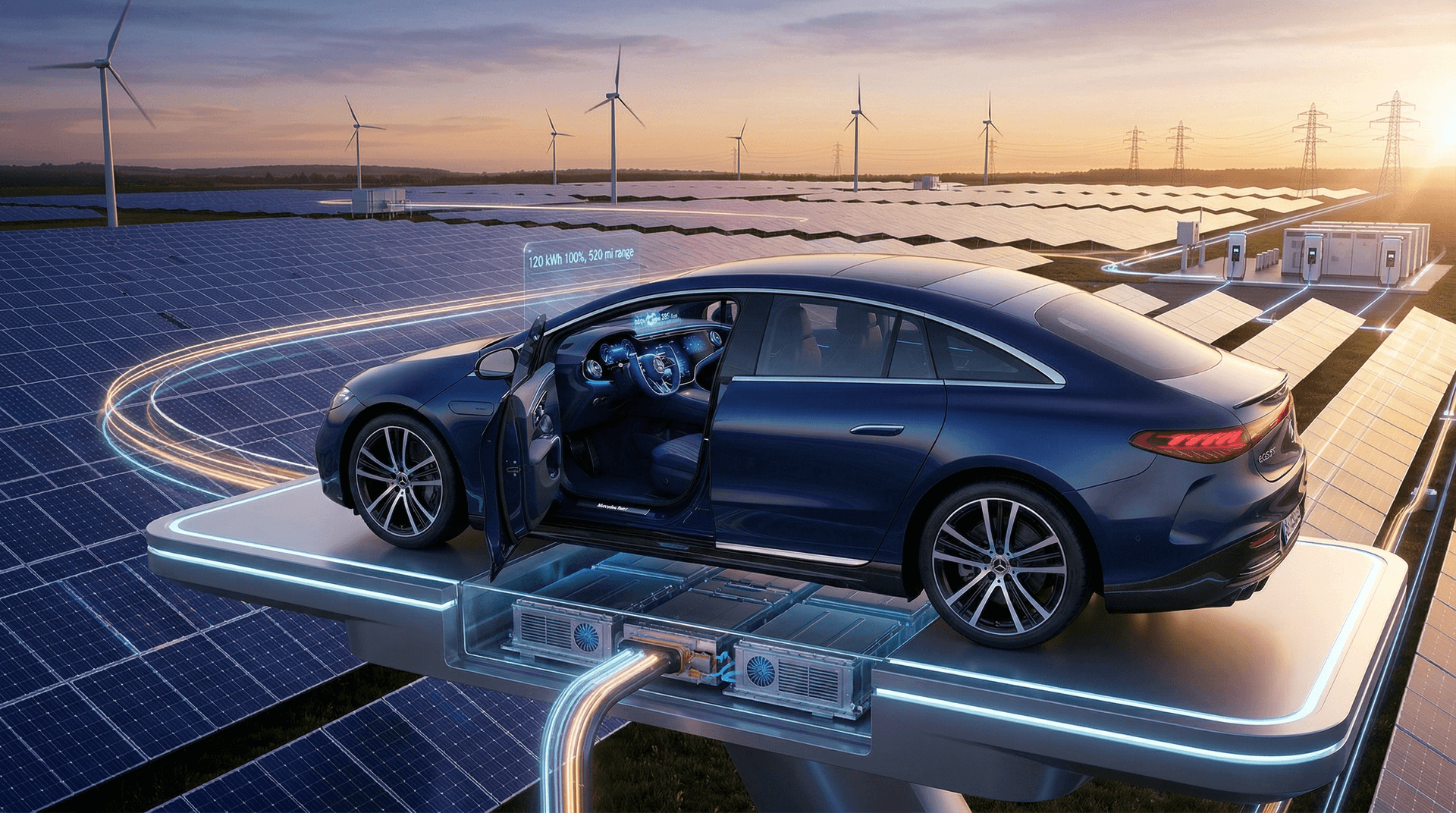 2027 Mercedes-Benz EQS Hits 520-Mile EPA Range with 120 kWh Pack