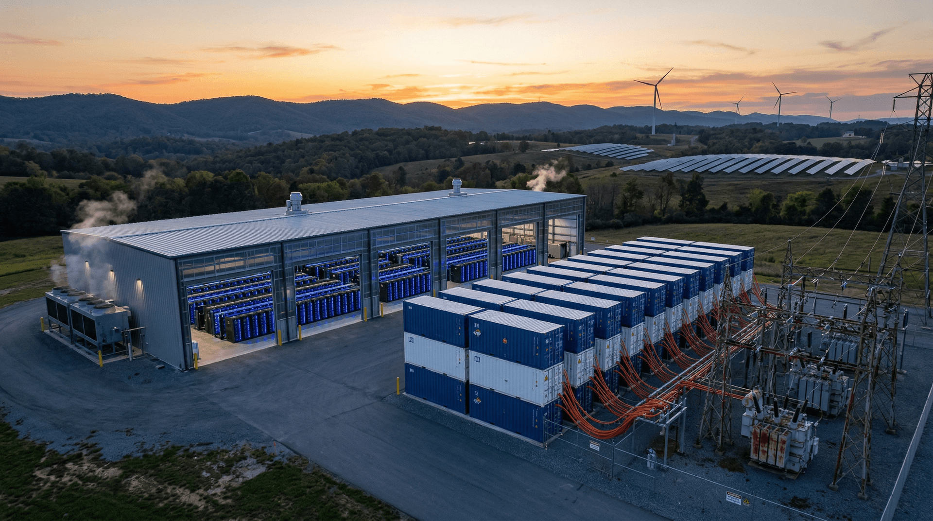 Surgoinsville's Crypto Mining Regulations Cap 100MW, Mandate 400MWh BESS