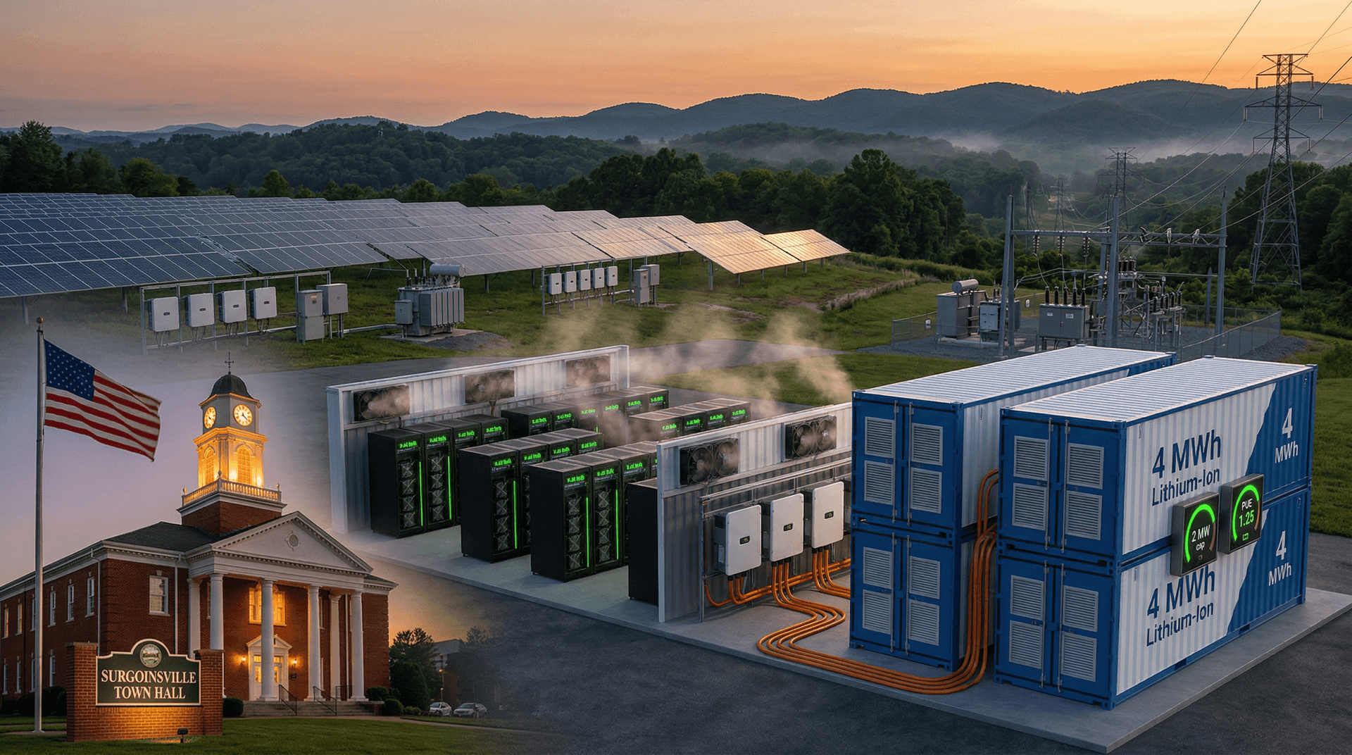 Surgoinsville Enacts Crypto Mining Regulations Capping Sites at 2 MW Without 4 MWh BESS