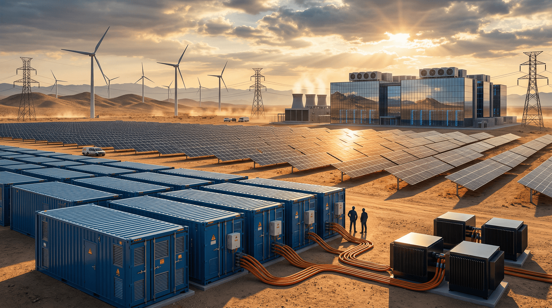 50% US Workers Adopt AI, Surging Demand for Grid-Scale Battery Storage