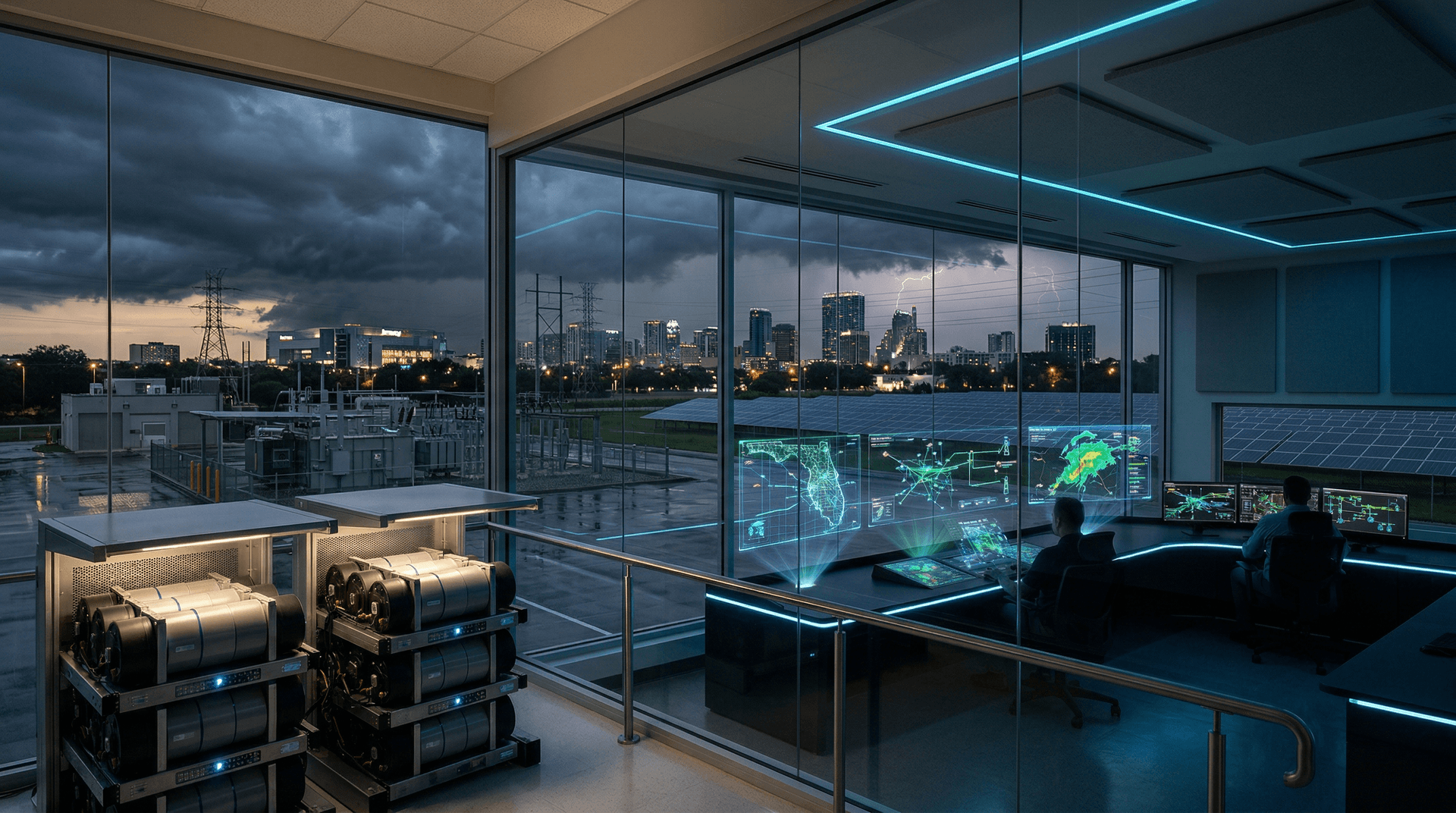 Orlando AI Grid Storage Lab Deploys 10MWh Batteries for 40% Faster Storm Recovery