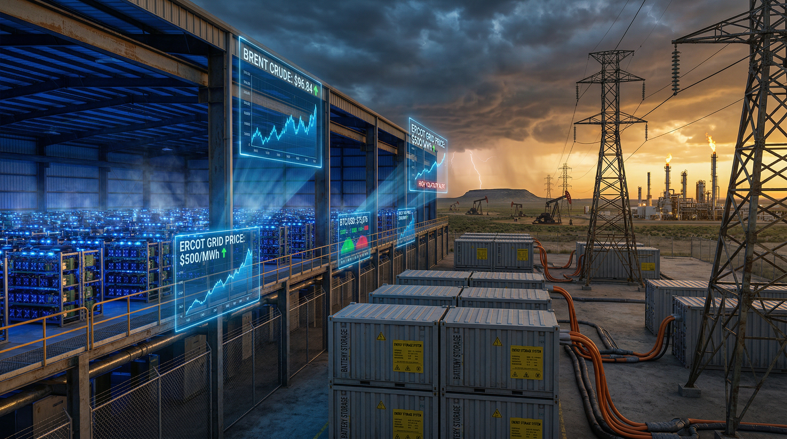 Oil Volatility Crypto Mining Costs Rise 20-30% in ERCOT